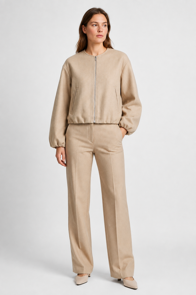 NOMU | Women’s Zippered Bomber Jacket