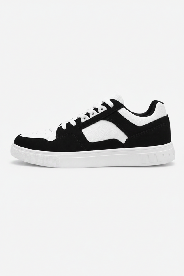 NOMU | Men's Colorblock Low-Top Sneakers – Casual Streetwear Lace-Up Shoes