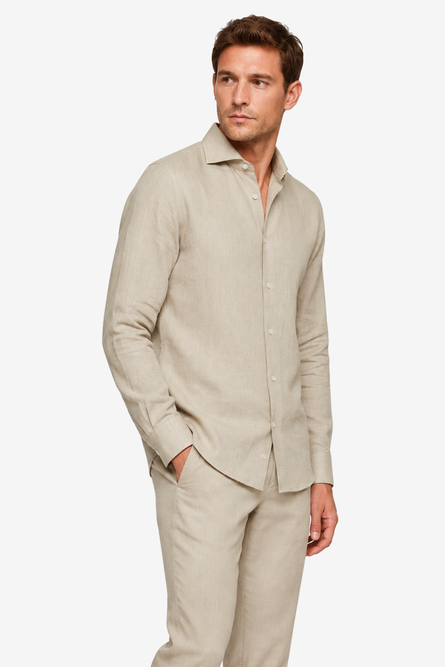 NOMU | Men’s Linen Button-Down Shirt