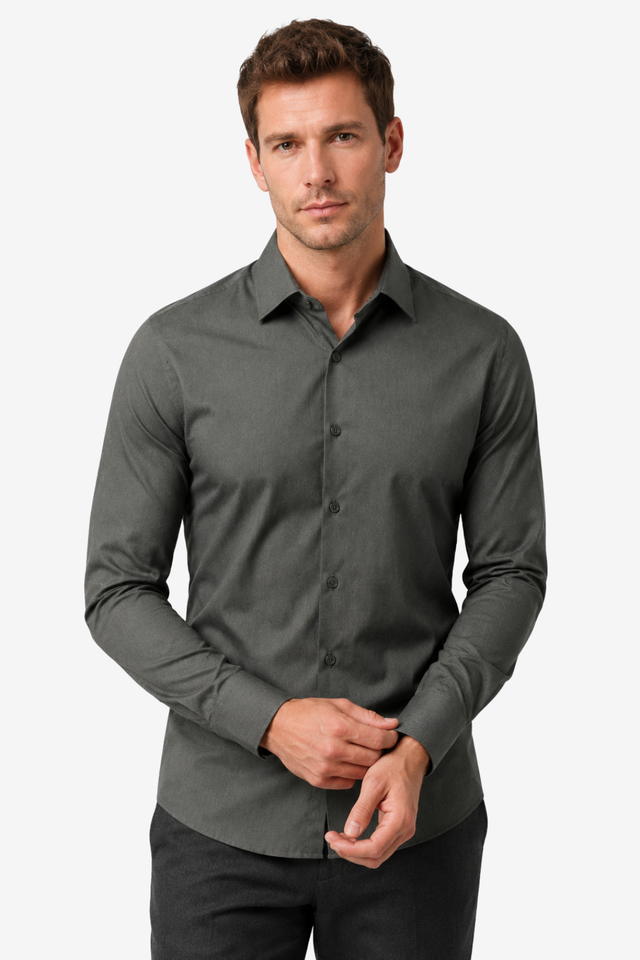 NOMU | Men’s Slim-Fit Button-Down Shirt