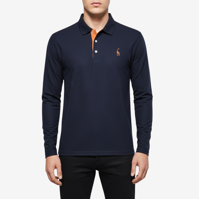 NOMU | Men's Long Sleeve Polo Shirt