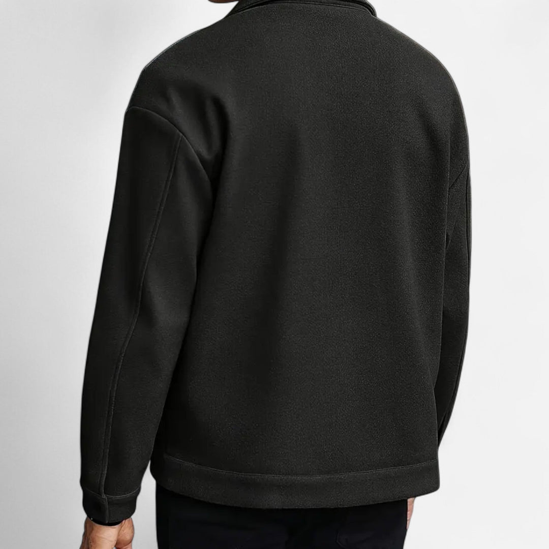 Men’s Refined Button Closure Jacket