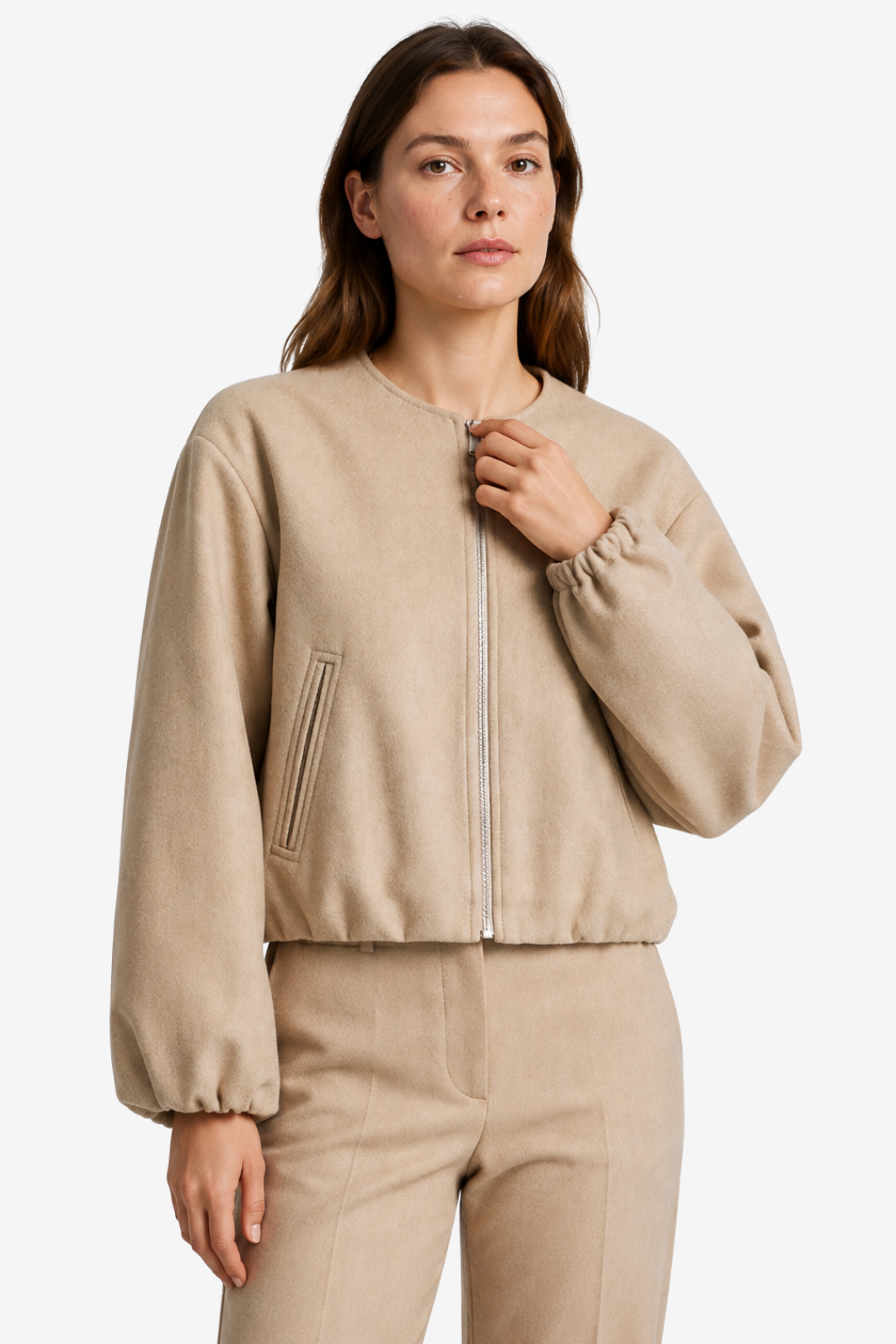 NOMU | Women’s Zippered Bomber Jacket