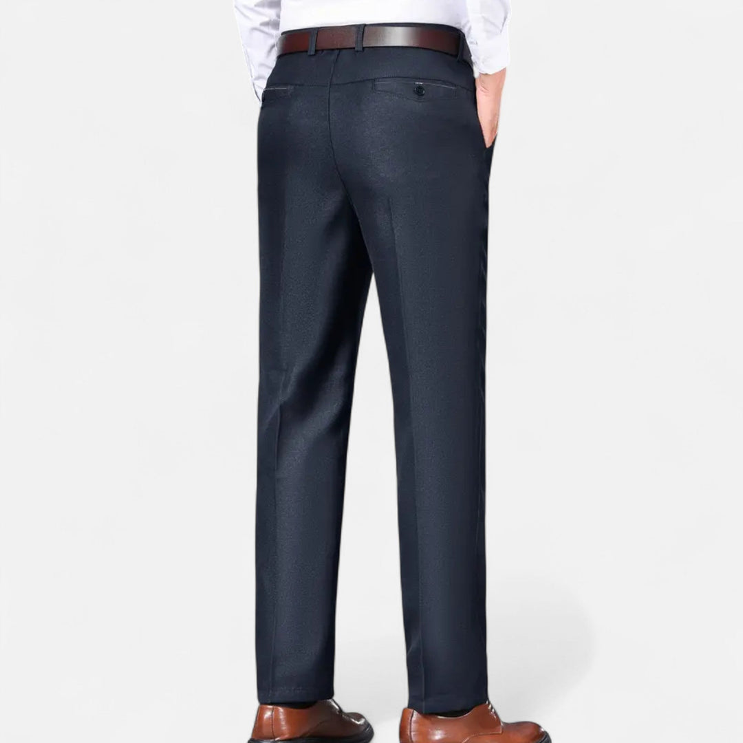 Men’s Timeless Straight Cut Suit Trousers