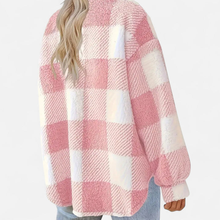 Women’s Plush Fleece Coat – Timeless Elegance