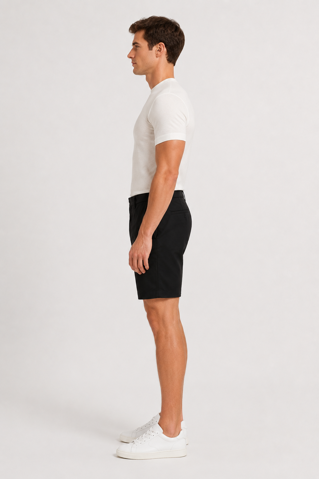 NOMU | Men's Slim Fit Crew Neck T-Shirt – Soft Stretch Everyday Essential