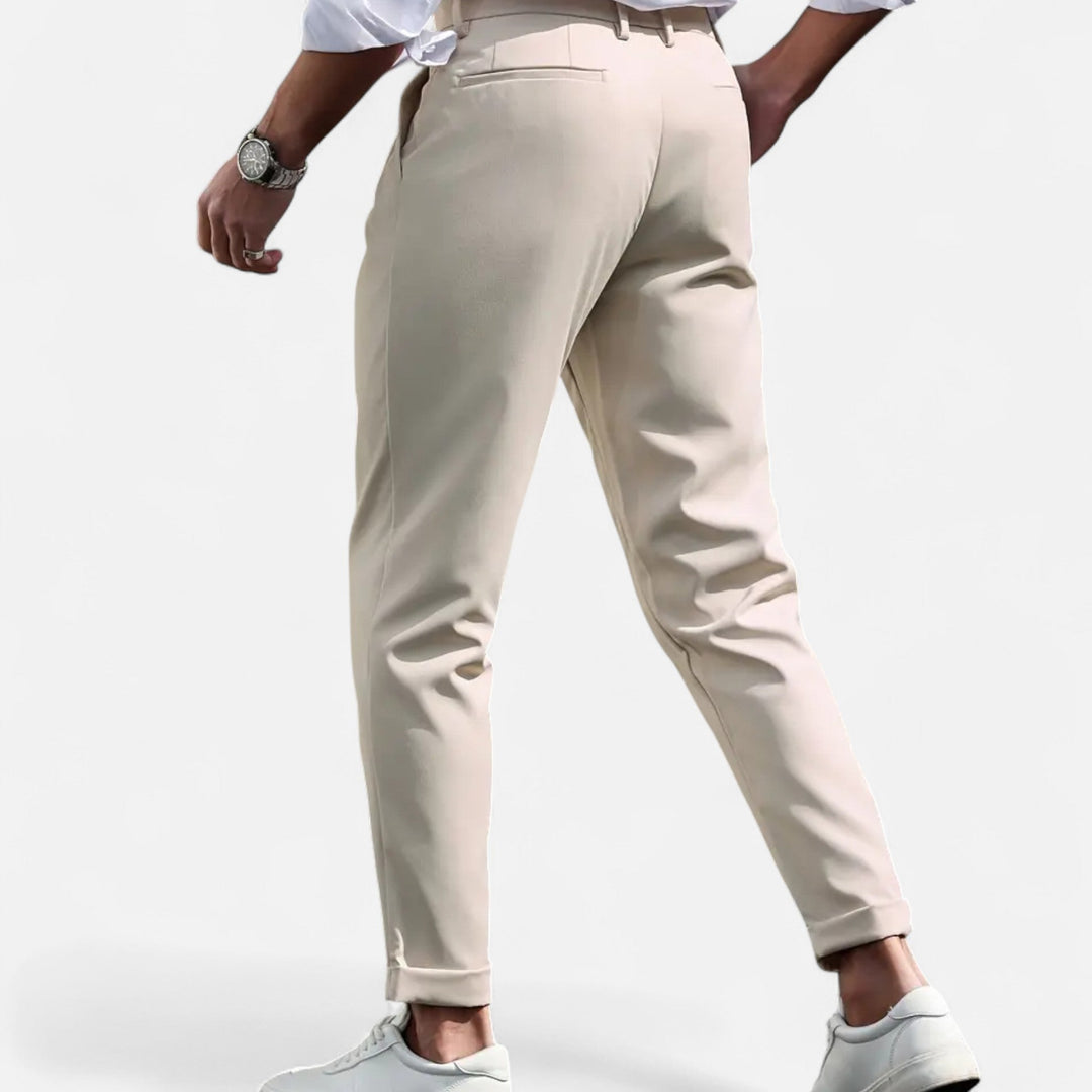 Men’s Slim Fit Casual Suit Trousers