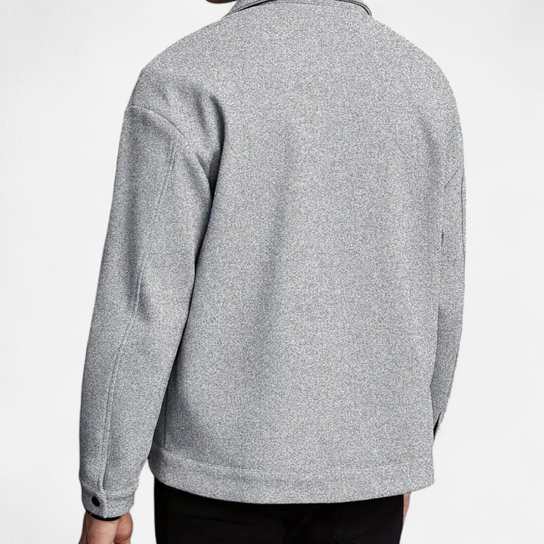 Men’s Refined Button Closure Jacket