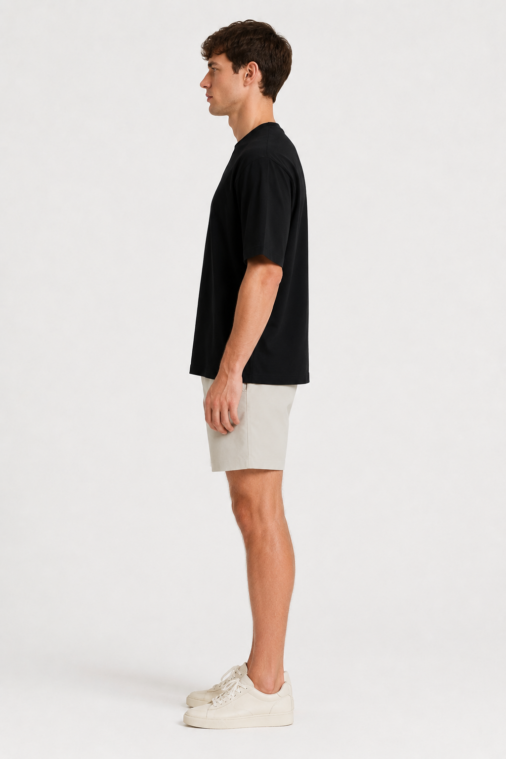 NOMU | Men's Oversized Crew Neck T-Shirt – Relaxed Fit Casual Everyday Tee