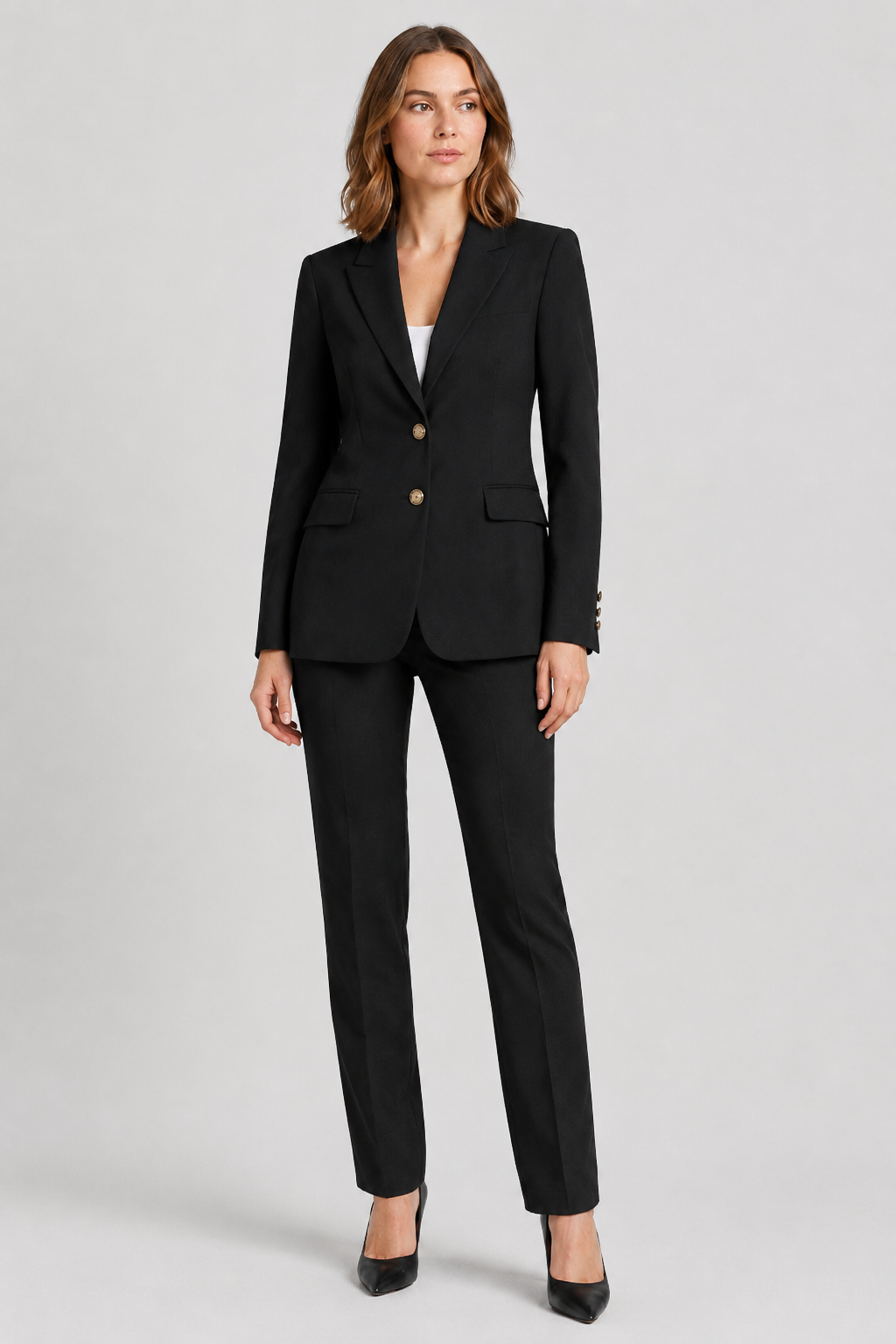 NOMU | Women's Tailored Blazer & Straight-Leg Trouser Set – Minimalist Power Suit Co-Ord