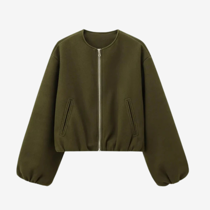 NOMU | Women’s Zippered Bomber Jacket