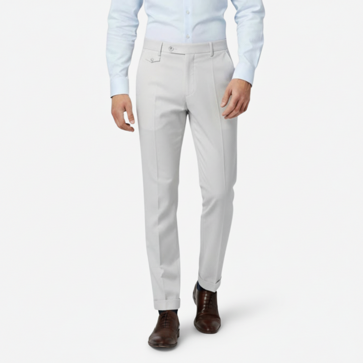 NOMU | Men's Slim Fit Ankle Dress Trousers – Modern Tailored Formal Pants
