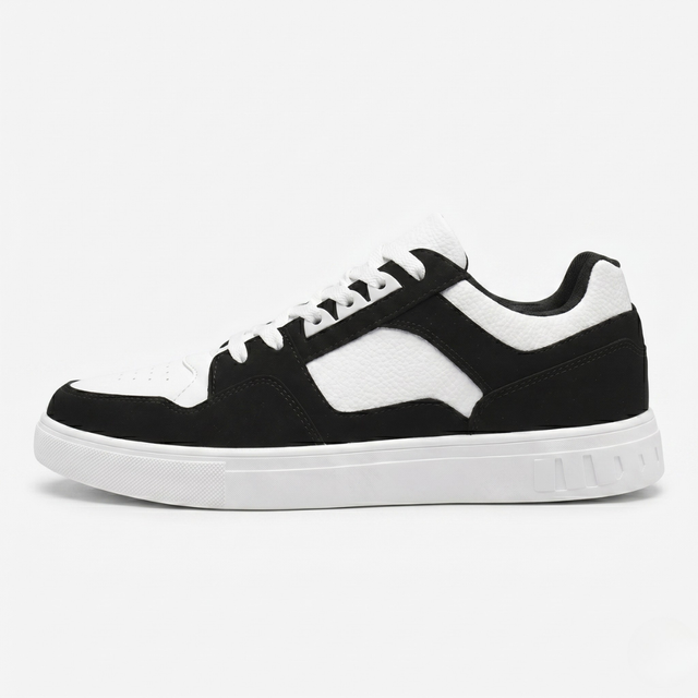 NOMU | Men's Colorblock Low-Top Sneakers – Casual Streetwear Lace-Up Shoes