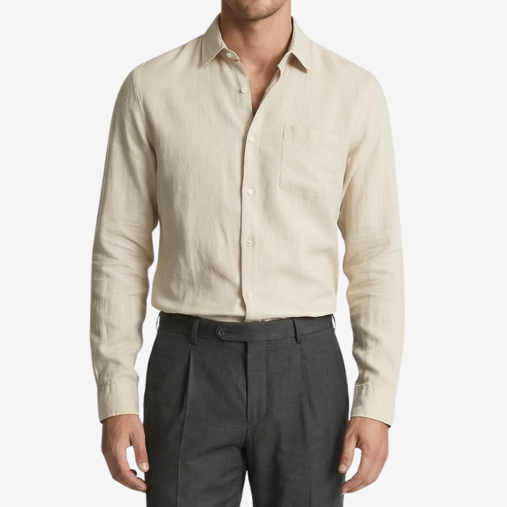 NOMU | Men’s Long Sleeve Button-Up Casual Shirt