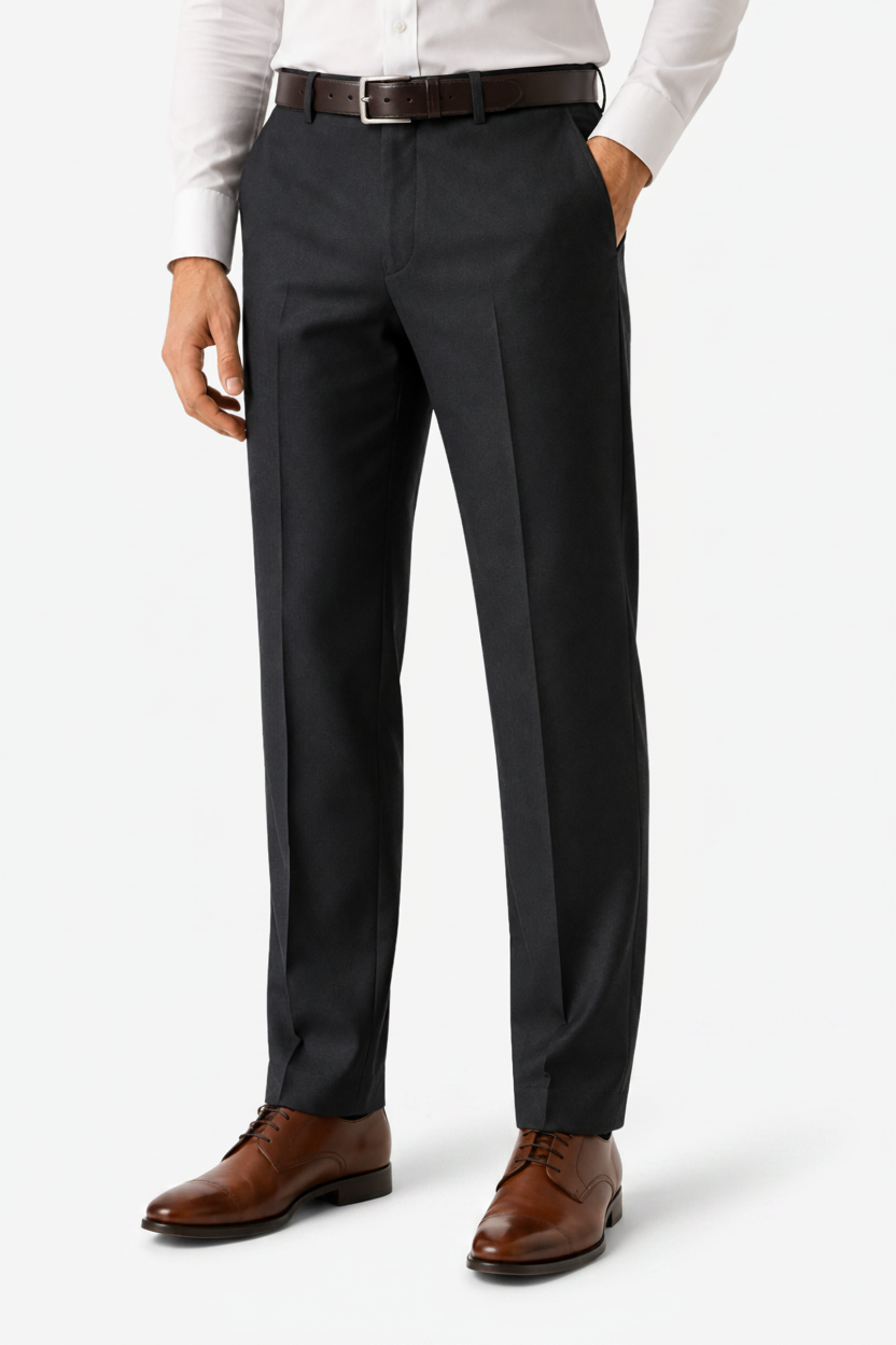 NOMU | Men’s Timeless Straight Cut Suit Trousers