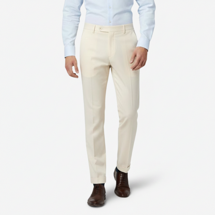 NOMU | Men's Slim Fit Dress Trousers – Tailored Formal Ankle Pants