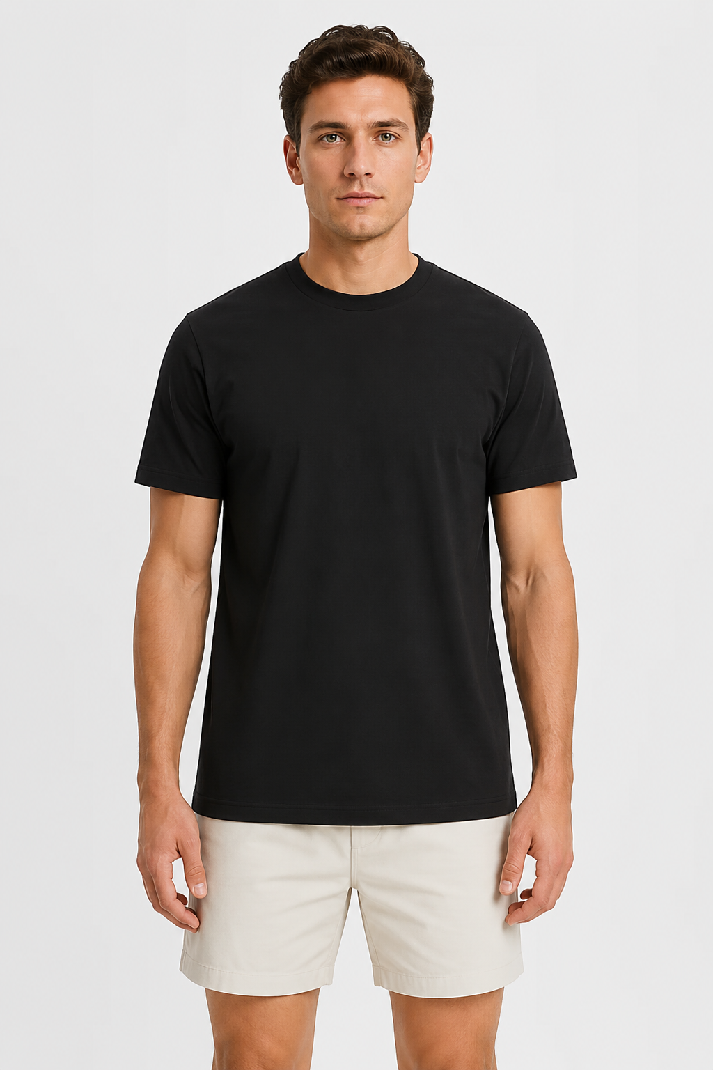 NOMU | Men's Classic Crew Neck T-Shirt – Soft Breathable Everyday Essential