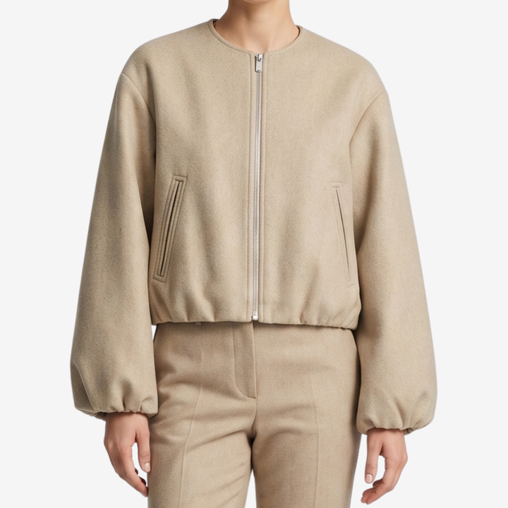 NOMU | Women’s Zippered Bomber Jacket