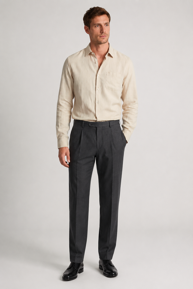 NOMU | Men’s Long Sleeve Button-Up Casual Shirt