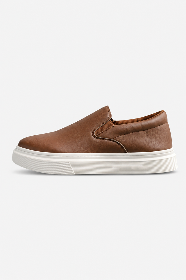 NOMU | Men’s Leather Casual Sneakers – Refined Comfort