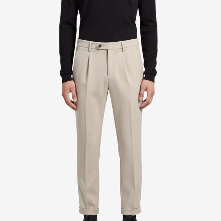 NOMU | Men’s Slim Fit Casual Suit Trousers