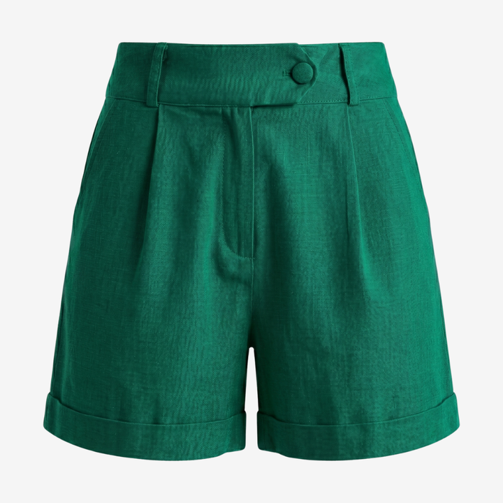 NOMU | Women’s High Waisted Linen Shorts