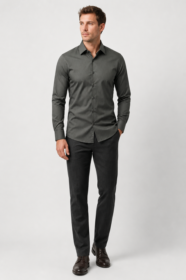 NOMU | Men’s Slim-Fit Button-Down Shirt
