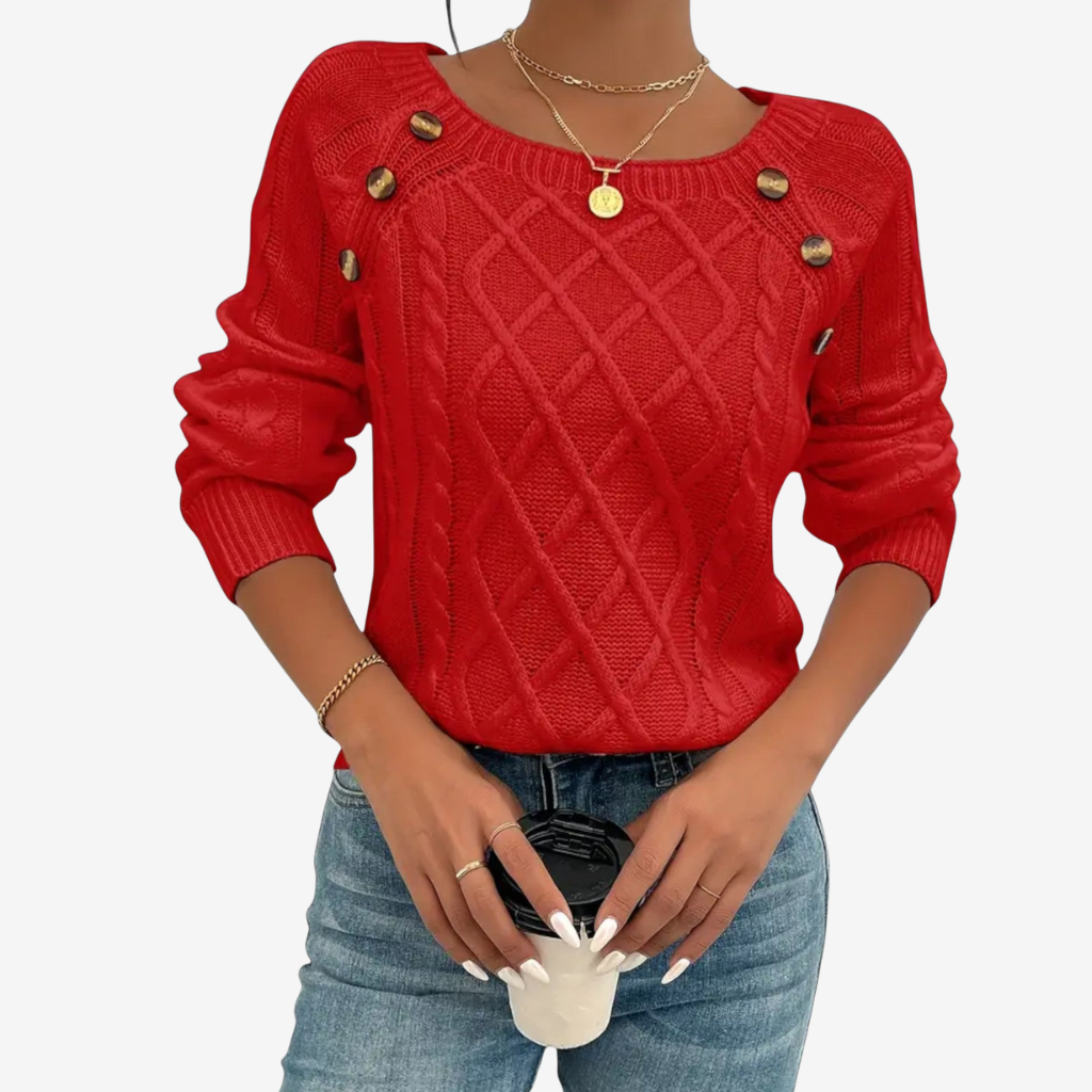 NOMU | Women’s Cable Knit Sweater – Heritage Comfort
