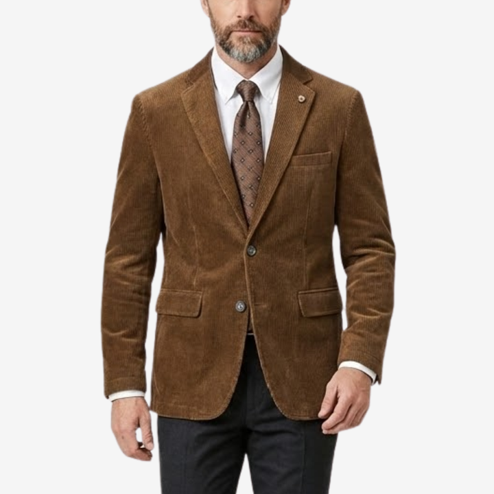 NOMU | Men's Corduroy Blazer – Classic Tailored Smart Casual Jacket