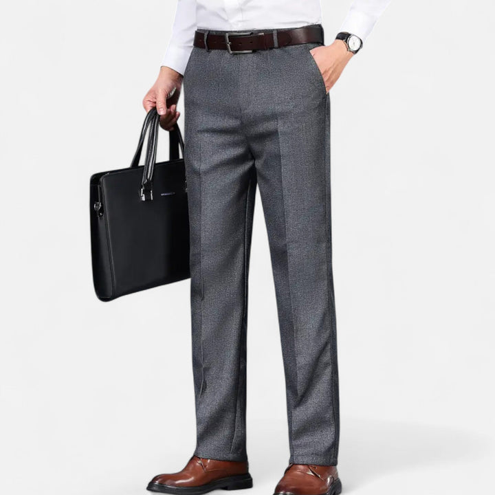 Men’s Timeless Straight Cut Suit Trousers