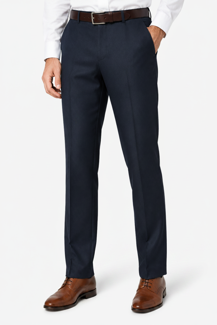 NOMU | Men’s Timeless Straight Cut Suit Trousers