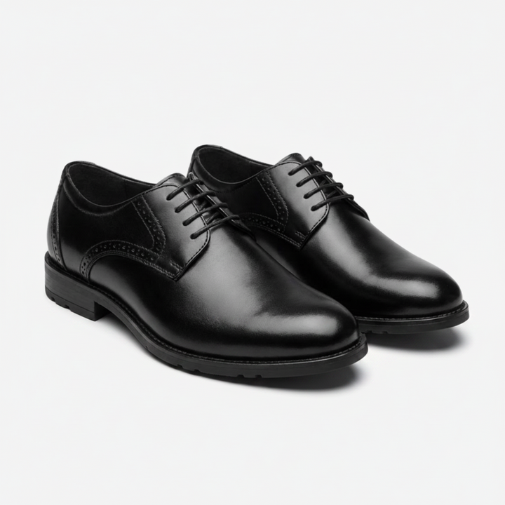 NOMU | Men's Classic Derby Dress Shoes – Formal Lace-Up Leather Oxfords