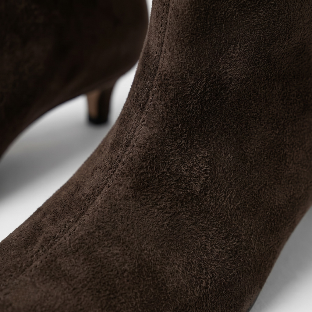 NOMU | Women’s Suede Pointed Toe Ankle Boots