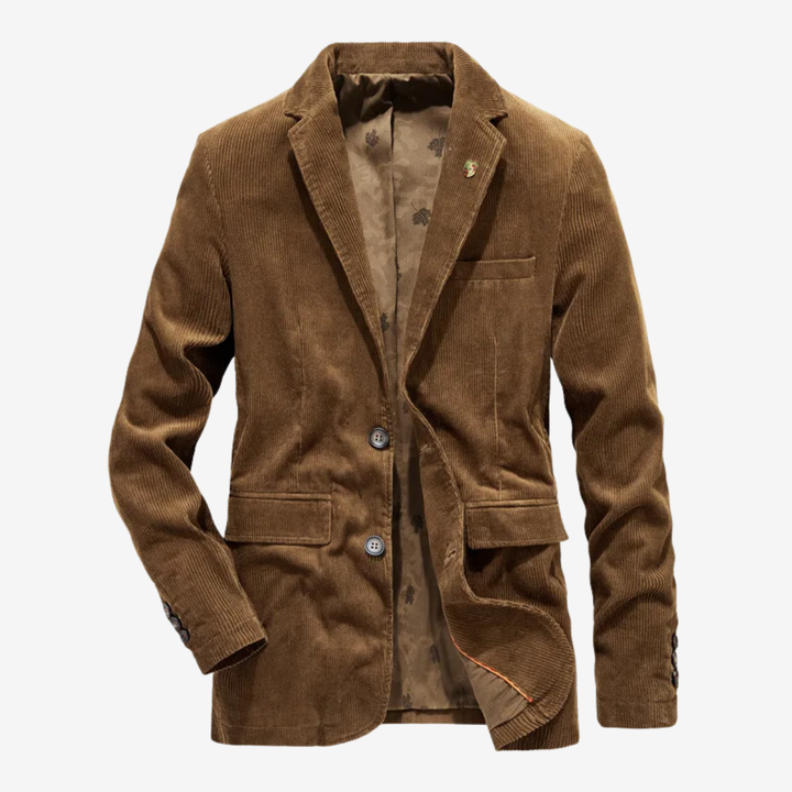 NOMU | Men's Corduroy Blazer – Classic Tailored Smart Casual Jacket