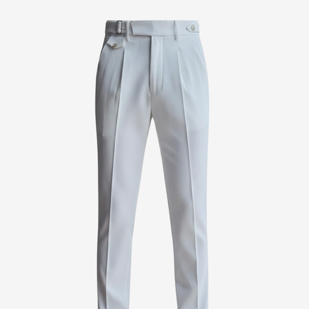 NOMU | Men's Slim Fit Ankle Dress Trousers – Modern Tailored Formal Pants