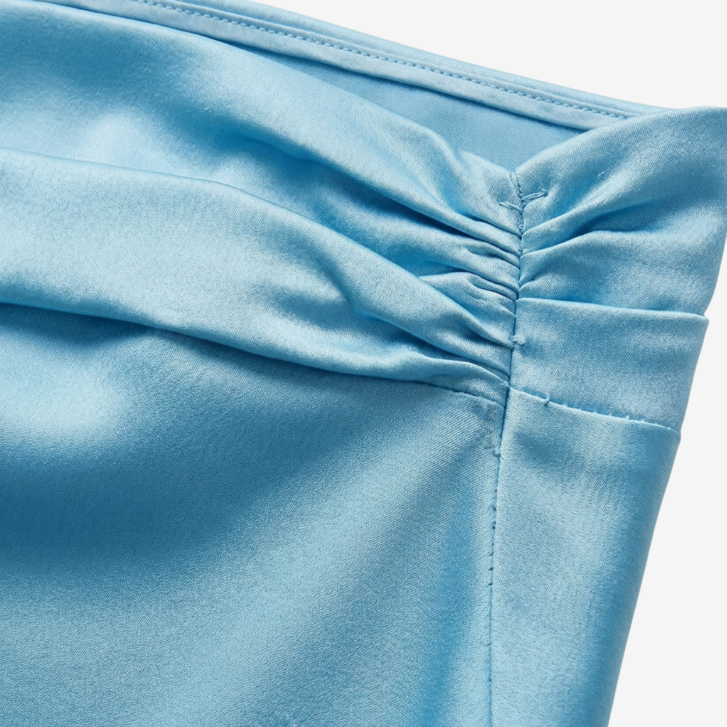 NOMU | Women’s Strapless Satin Maxi Dress