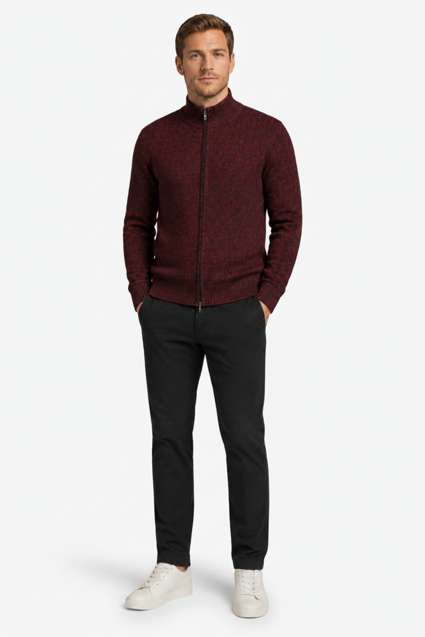 NOMU | Men’s Knitted Zip Cardigan