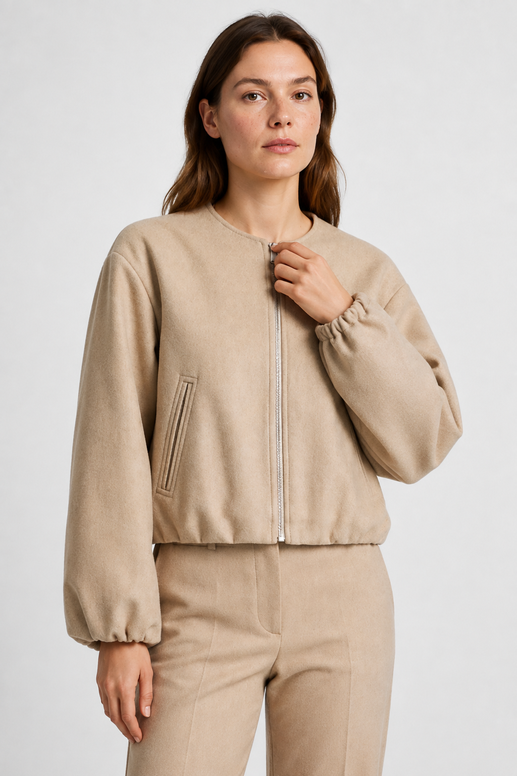 NOMU | Women’s Zippered Bomber Jacket
