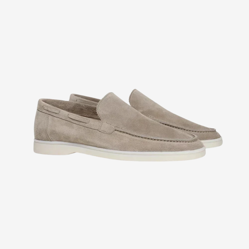 NOMU | Men's Minimalist Suede Loafers – Lightweight Slip-On Casual Shoes