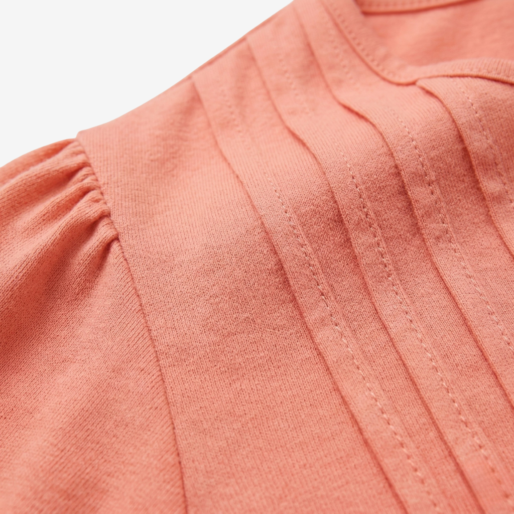 NOMU | Women’s Pleated Front Short Sleeve Blouse
