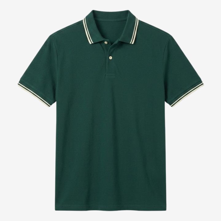 NOMU | Men's Classic Polo Shirt – Contrast Trim Casual Fit