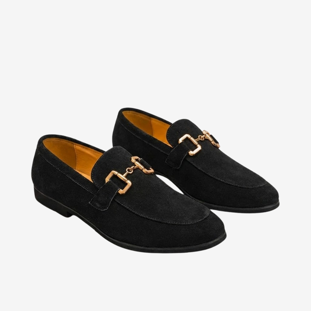 NOMU | Men's Suede Horsebit Loafers – Elegant Slip-On Dress Shoes