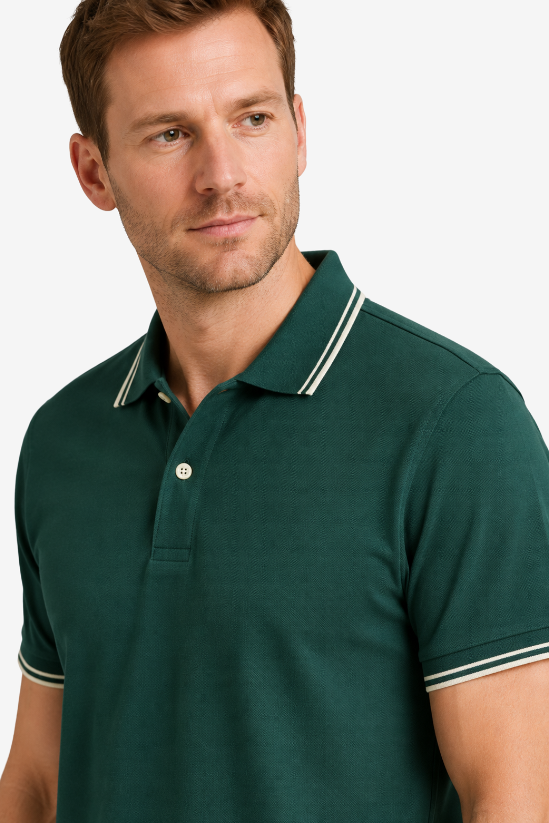 NOMU | Men's Classic Polo Shirt – Contrast Trim Casual Fit