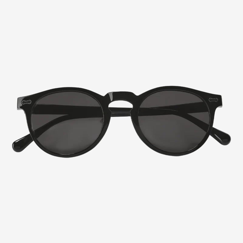 NOMU | Round Frame Sunglasses for Men and Women, Tinted Lenses with Full Rim Design