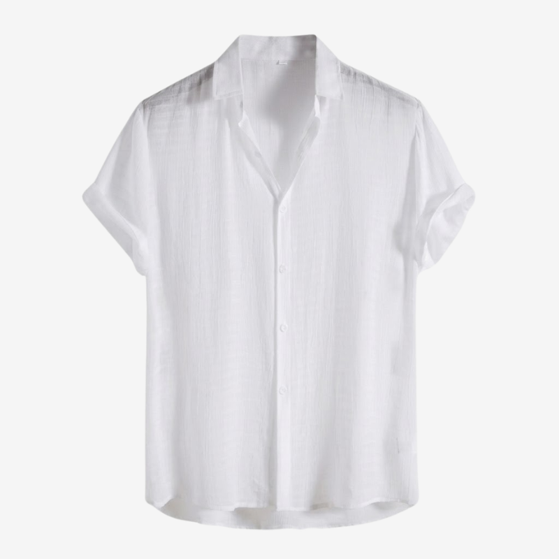 NOMU | Men's Lightweight Shirt – Short Sleeve Button-Up Casual Design