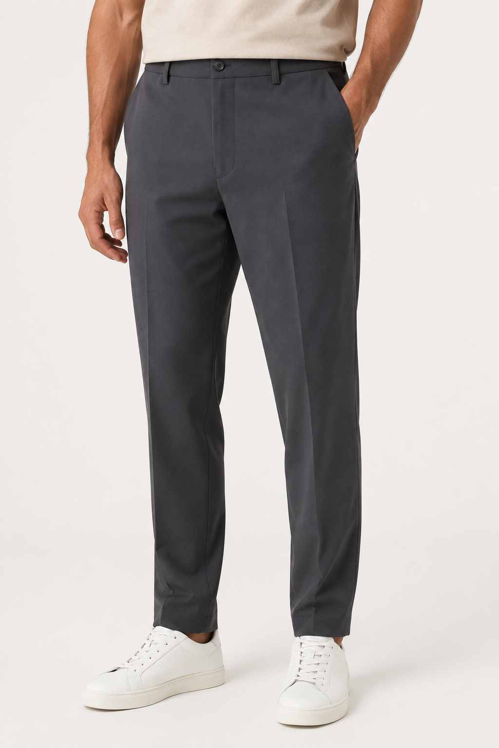 NOMU | Men's Tailored Dress Pants – Slim Fit Smart Casual Trousers
