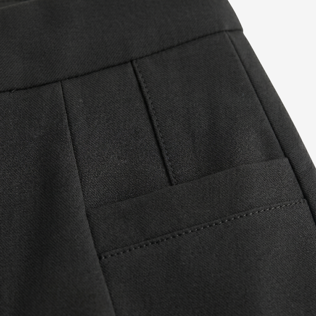NOMU | Women's High-Waisted Tailored Shorts with Practical Pockets