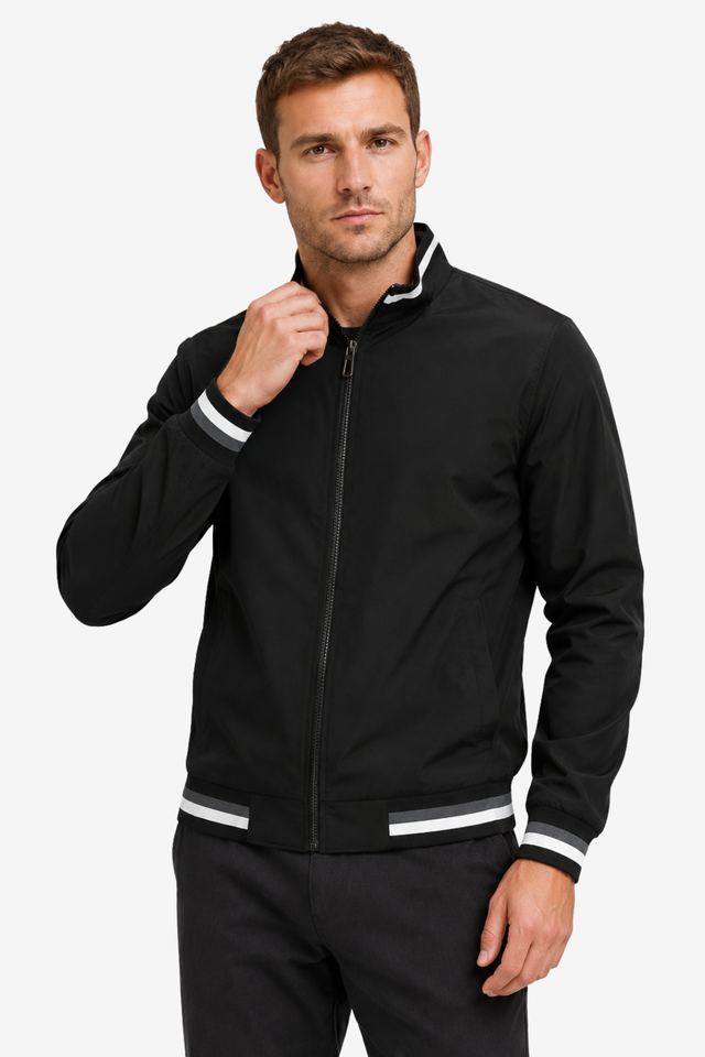 NOMU | Men’s Baseball Collar Windbreaker Jacket