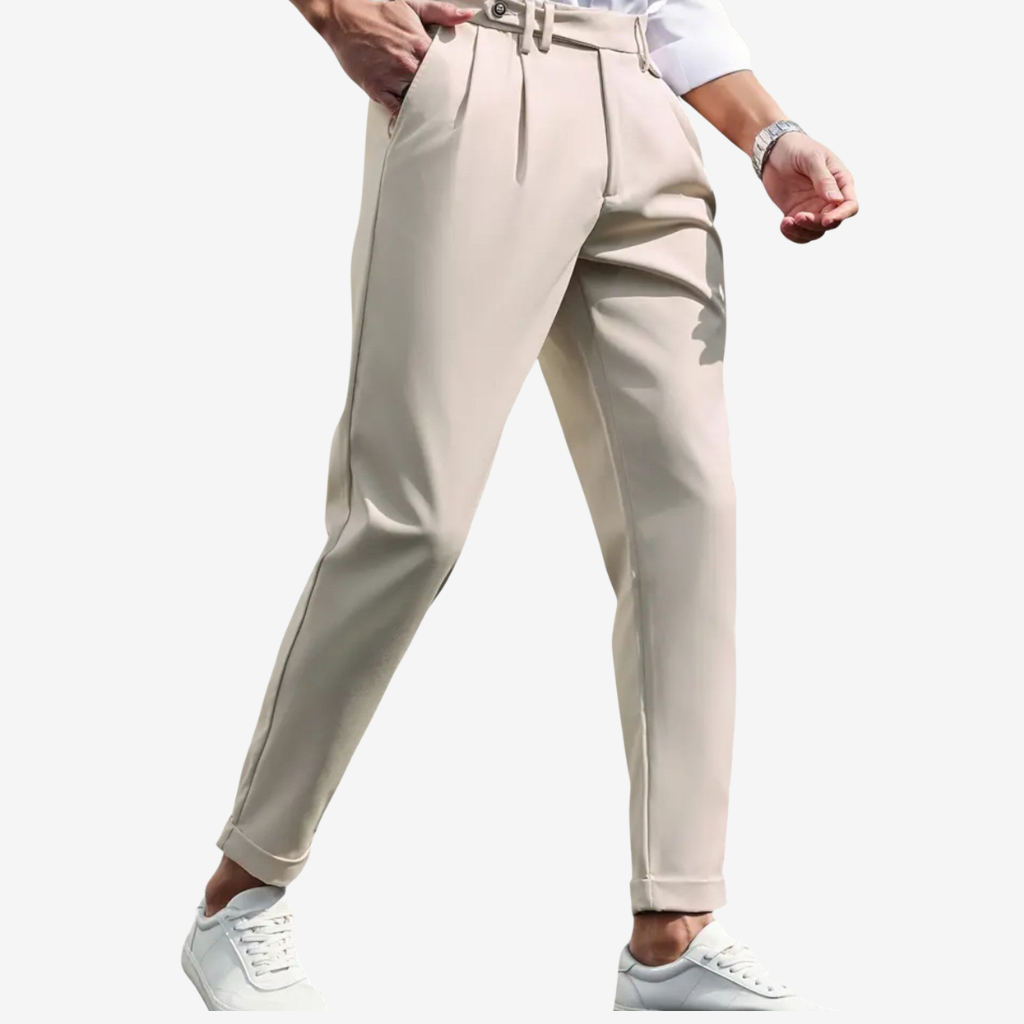 NOMU | Men’s Slim Fit Casual Suit Trousers