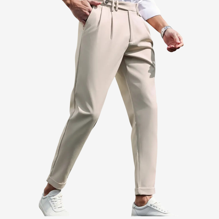 NOMU | Men’s Slim Fit Casual Suit Trousers